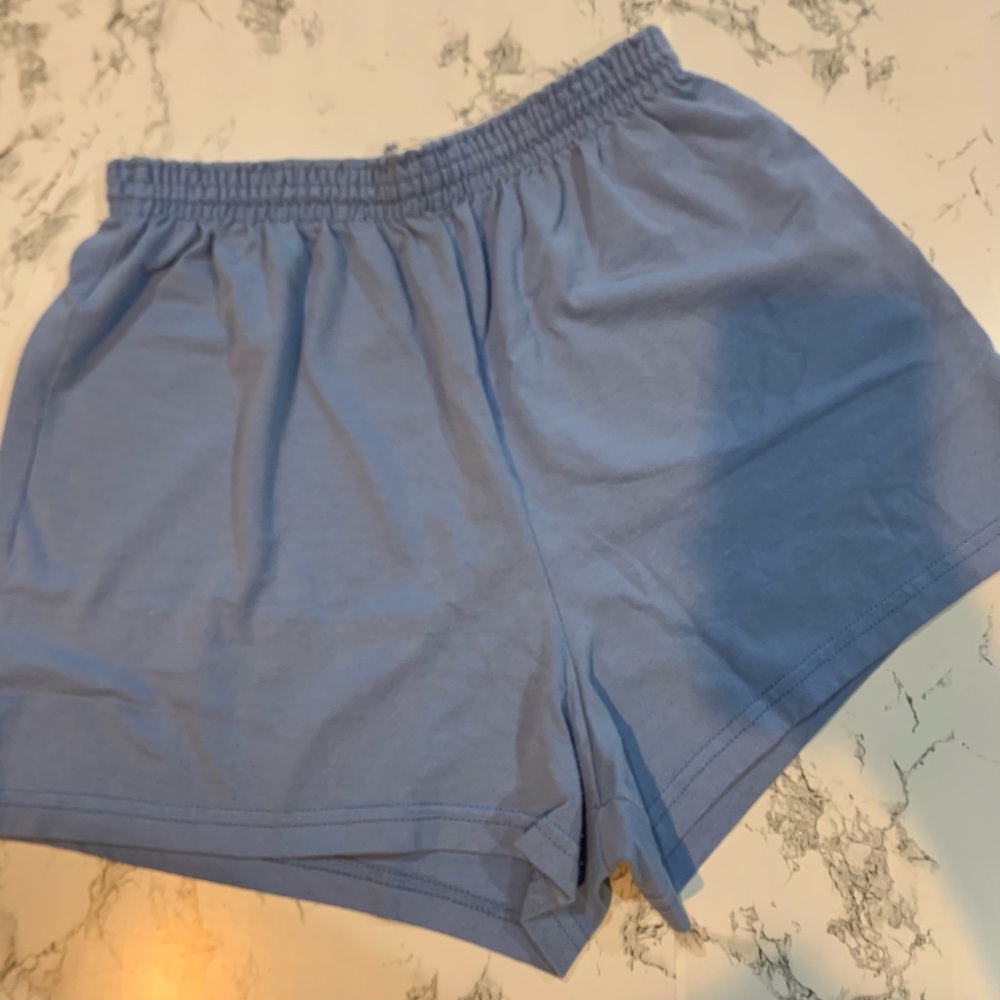 Baby blue lounge shorts